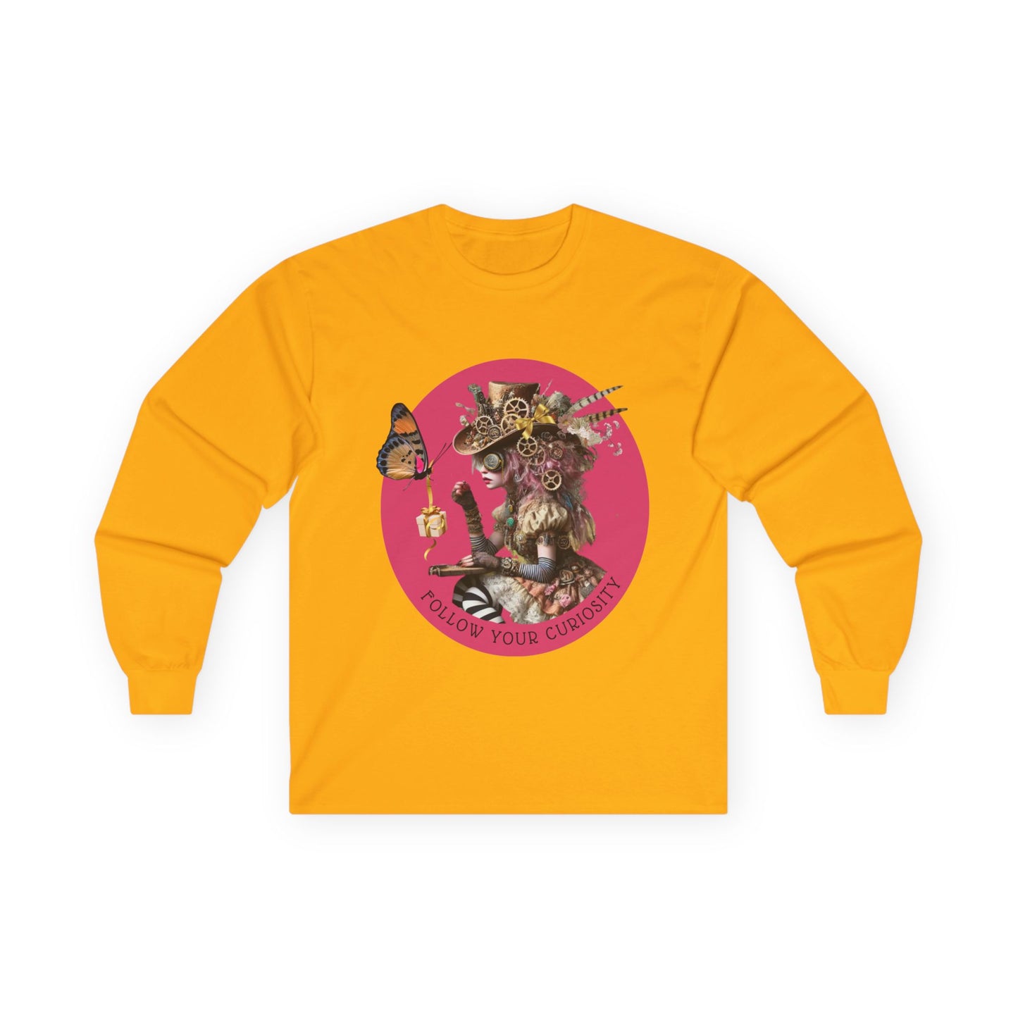 FOLLOW YOUR CURIOSITY - Long Sleeve Tee