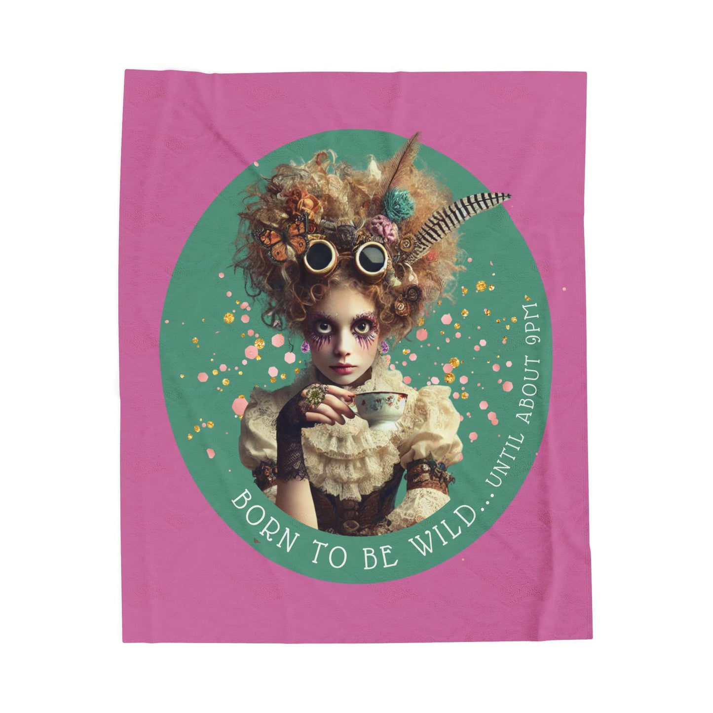 BORN TO BE WILD - Plush Throw