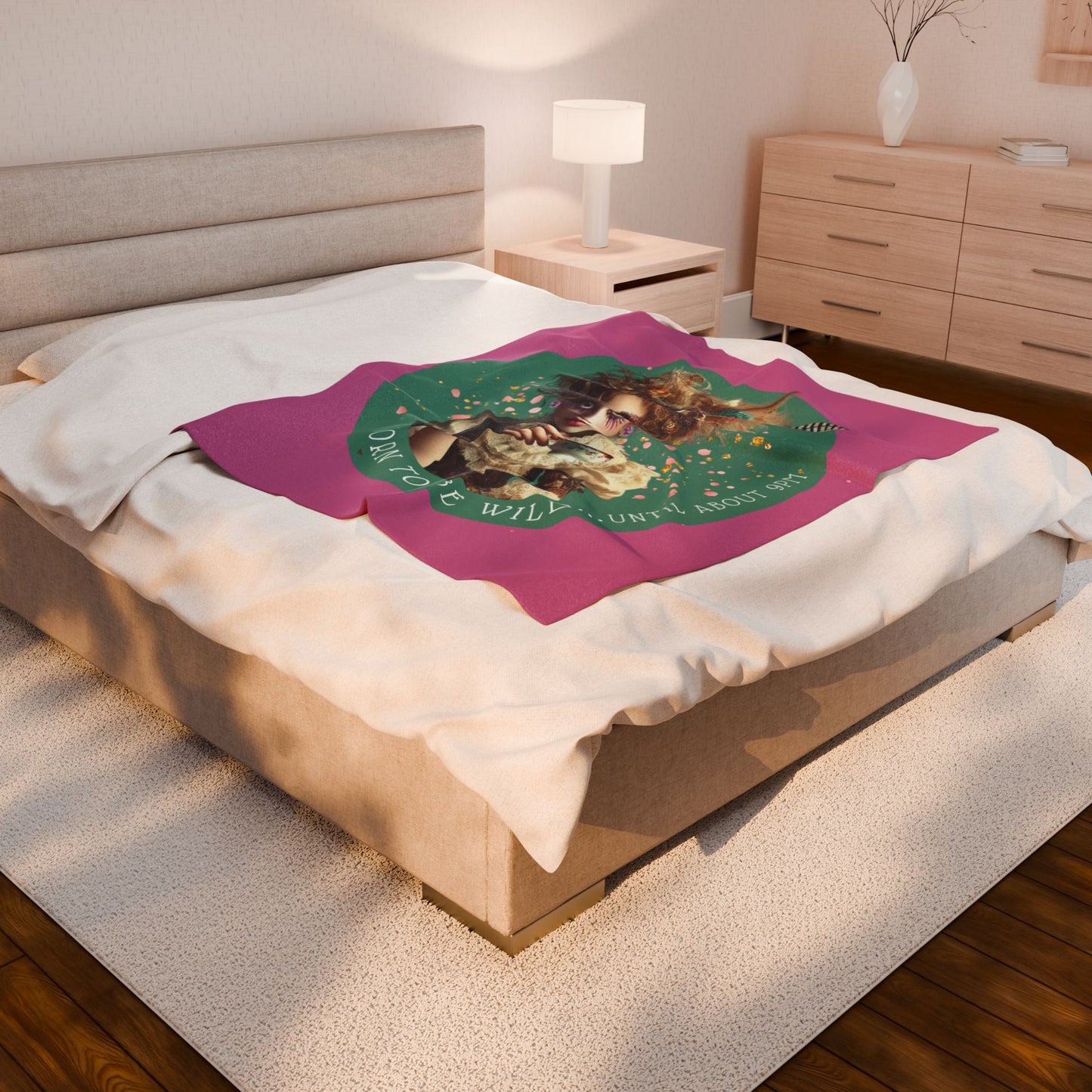 BORN TO BE WILD - Plush Throw