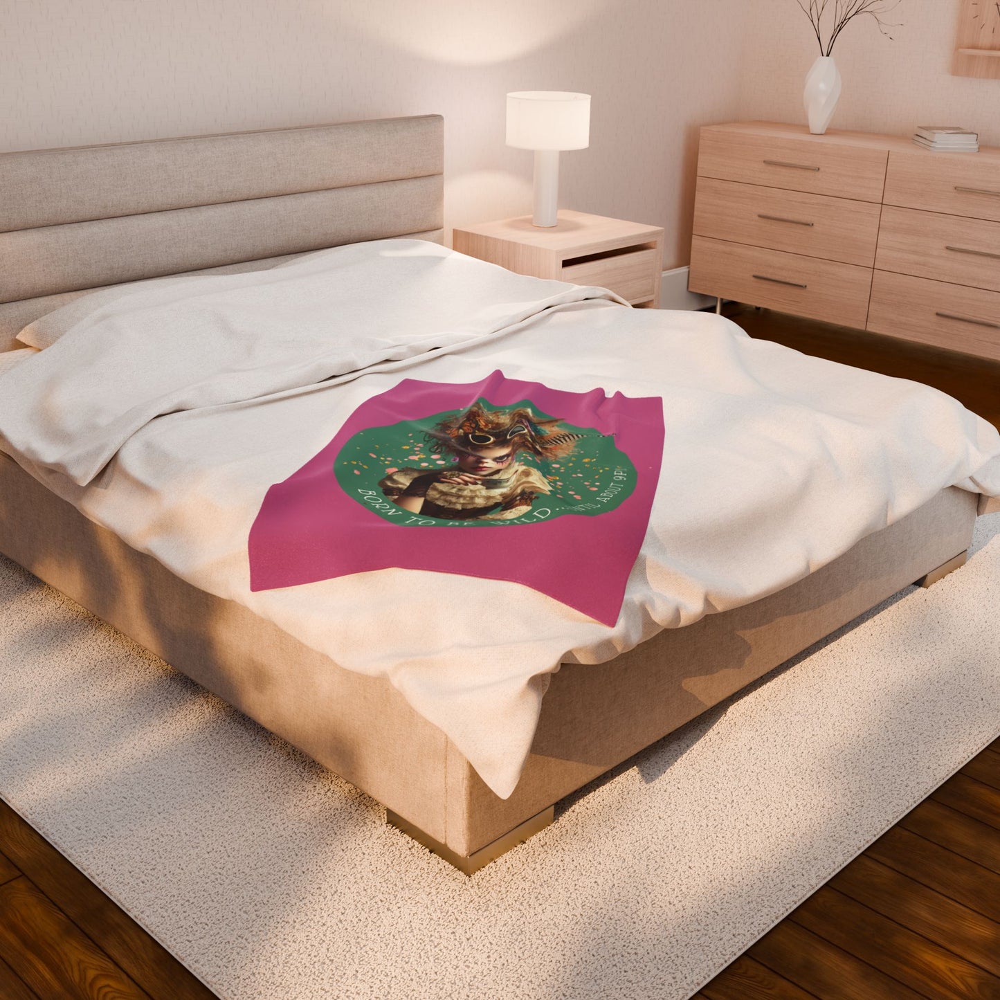 BORN TO BE WILD - Plush Throw