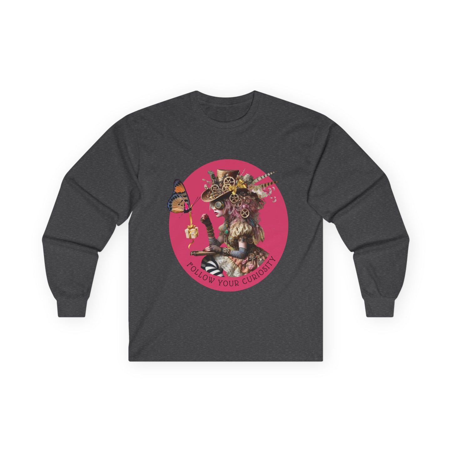 FOLLOW YOUR CURIOSITY - Long Sleeve Tee