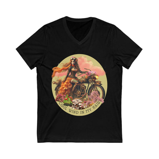 COOL WIND IN MY HAIR - V-Neck Tee