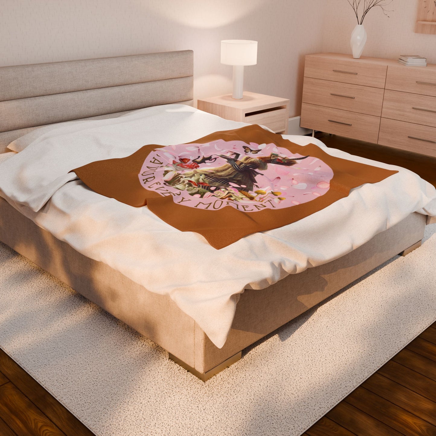 SAVOUR EVERY MOMENT - Plush Throw