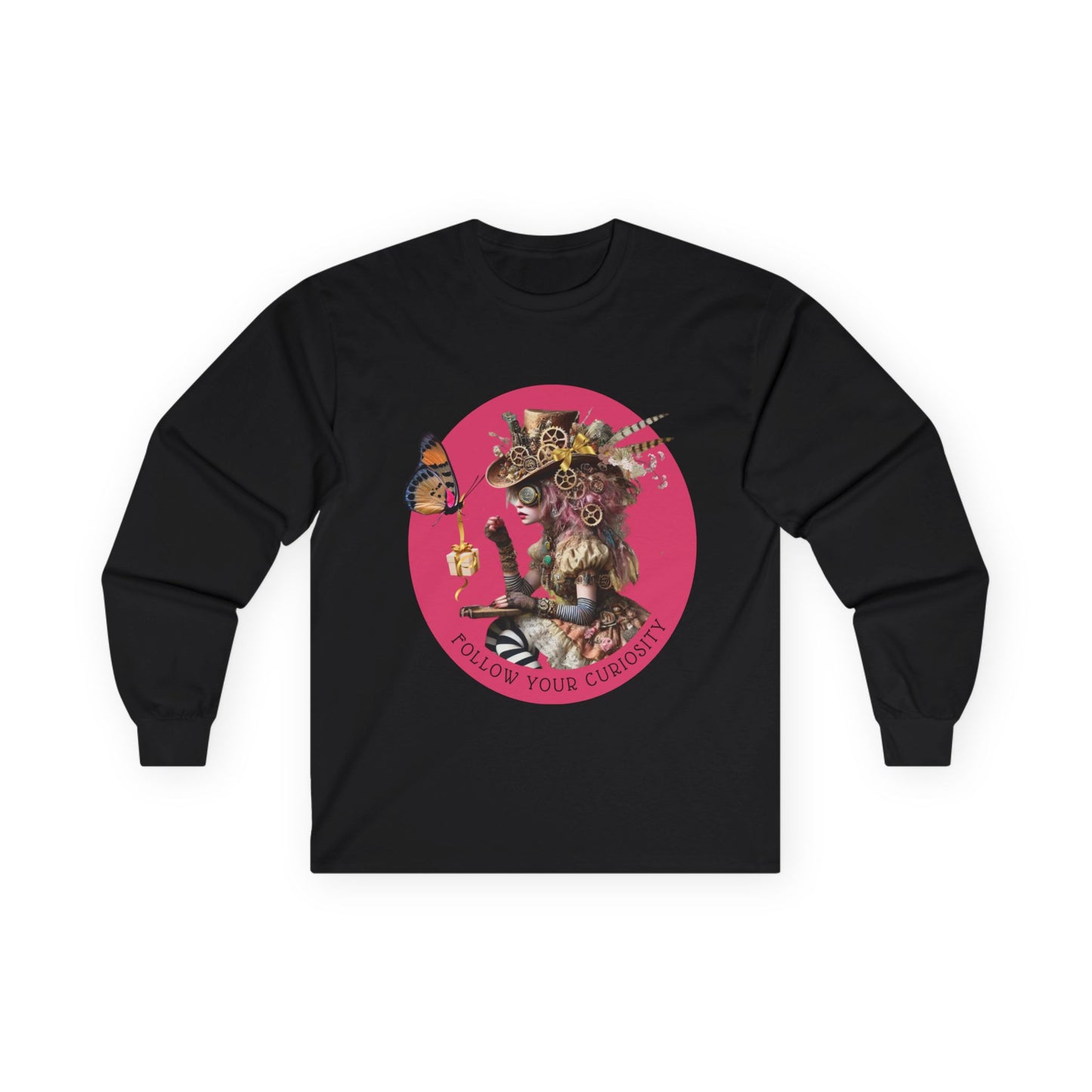FOLLOW YOUR CURIOSITY - Long Sleeve Tee