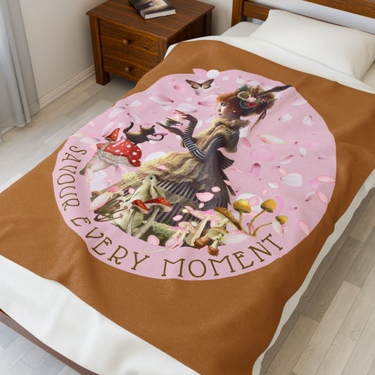 SAVOUR EVERY MOMENT - Plush Throw