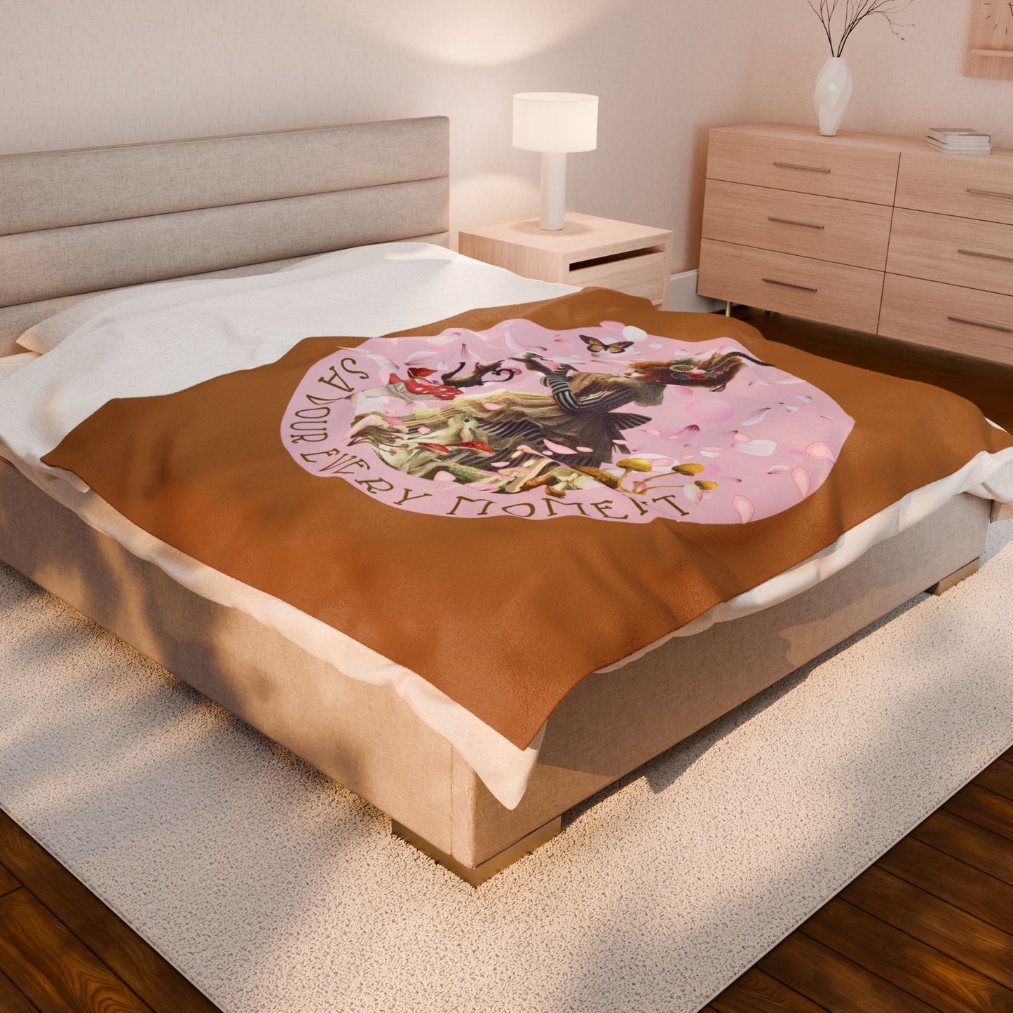 SAVOUR EVERY MOMENT - Plush Throw