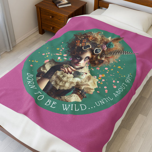 BORN TO BE WILD - Plush Throw